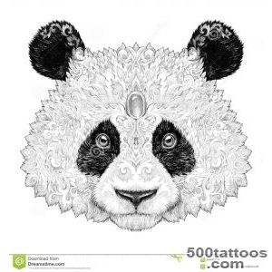 Panda Tattoo Stock Photo   Image 26259830_12