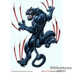 Panther Tattoos  Black Panther Tattoo Designs_5