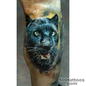 Realistic Black Panther Tattoo   Domantas Parvainis http _17