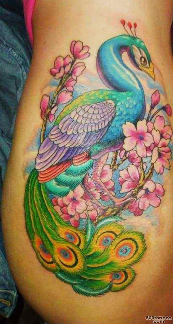 55+ Peacock Tattoo Designs  Art and Design_9