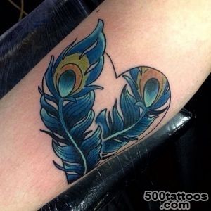 35 Colorfull Peacock Feather Tattoos_38