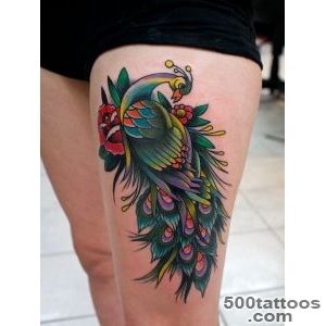 55+ Peacock Tattoo Designs  Art and Design_5