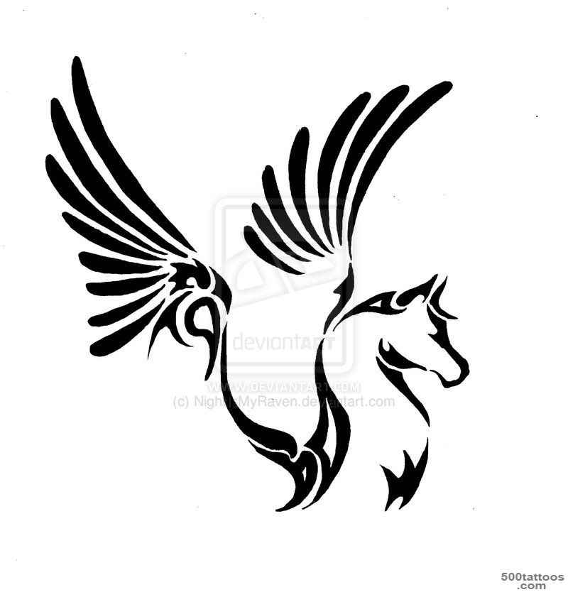 4+ Celtic Pegasus Tattoos_11