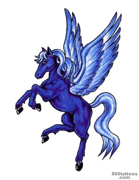 40+ Famous Pegasus Tattoo Designs_36