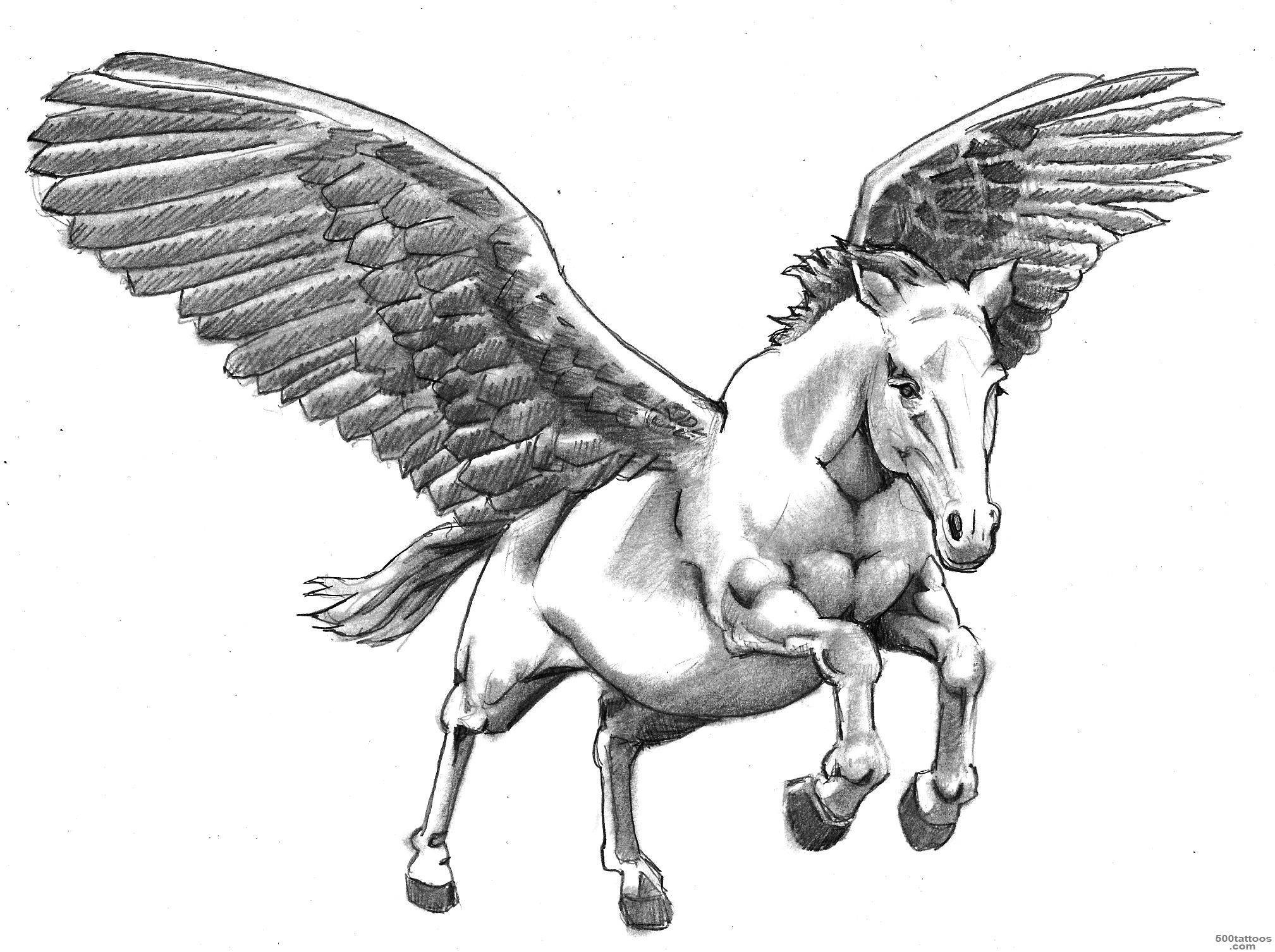 Pegasus Tattoo Images amp Designs_39