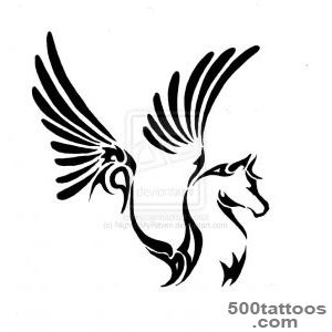 Pegasus tattoo design, idea, image