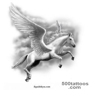40+ Famous Pegasus Tattoo Designs_13