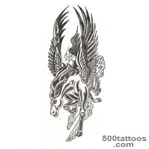 40+ Famous Pegasus Tattoo Designs_28