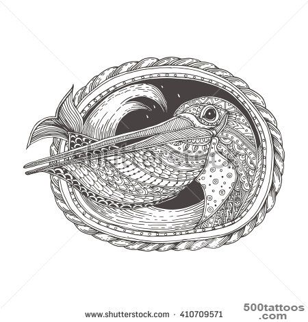 Pelican Tattoo Stock Photos, Images, amp Pictures  Shutterstock_29