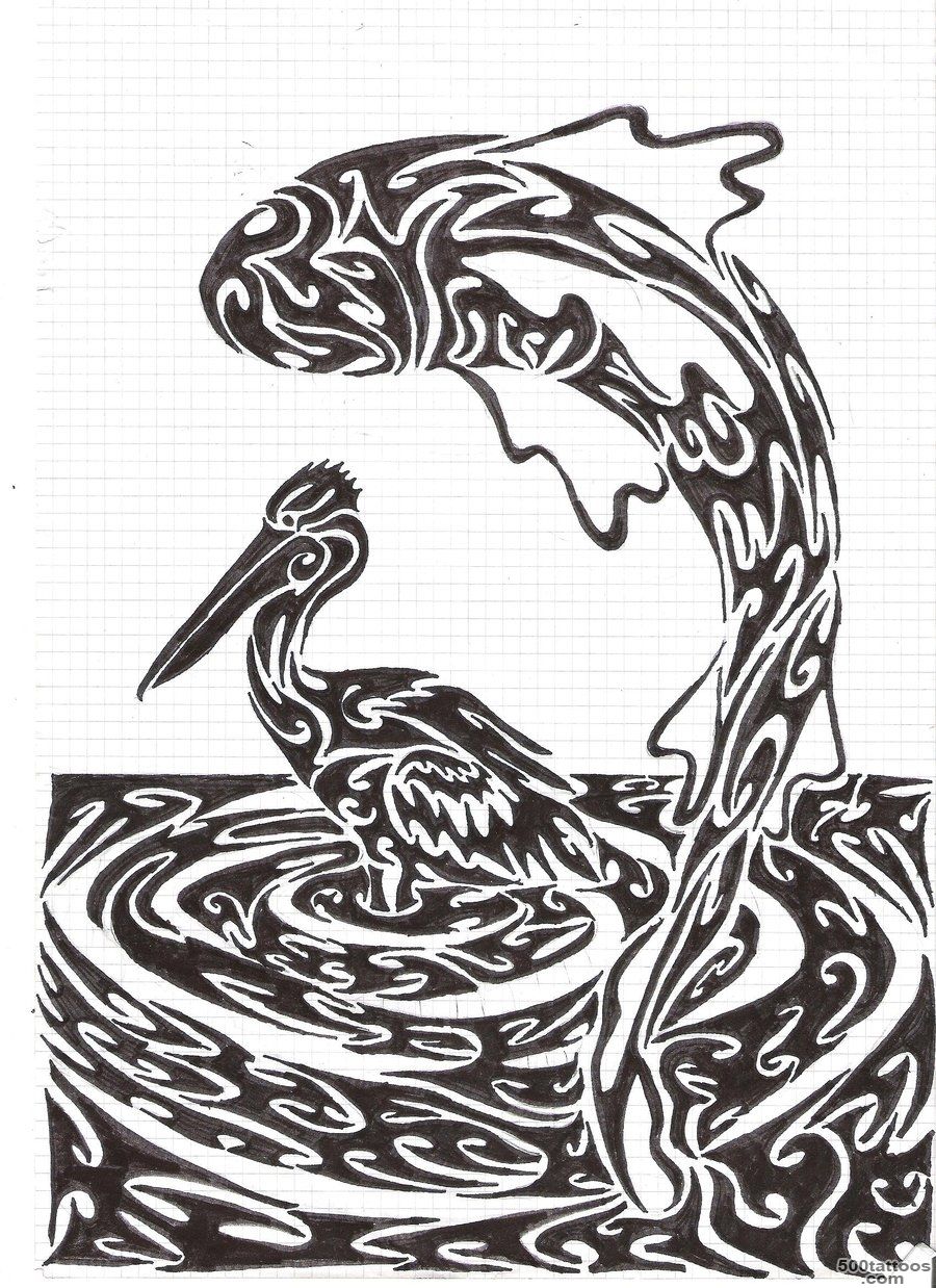 Top Tribal Pelican Tattoo Images for Pinterest Tattoos_44
