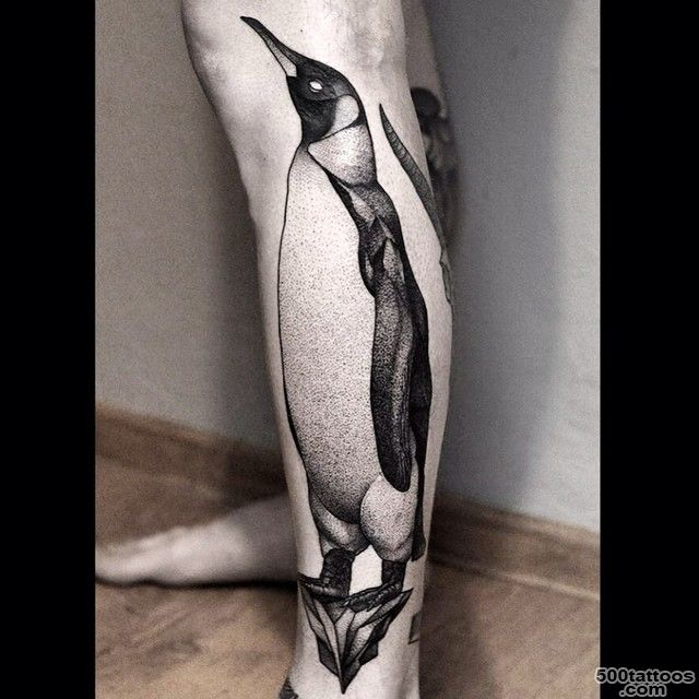 Dotwork Penguin tattoo by Bartek Wojda  Best Tattoo Ideas Gallery_48