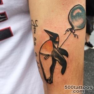 50 Cute and Funny Penguin Tattoo Designs_25