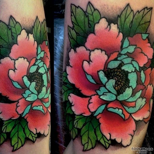 Summer Flowers Peony Tattoos  The official blog for ThingsampInk_26
