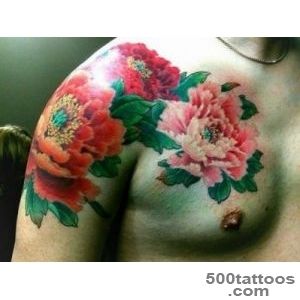 25 Beautiful Peony Tattoo Designs_13
