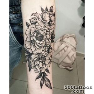 art tattoos tattoo artist tattooed floral peonies DOTS peony _12