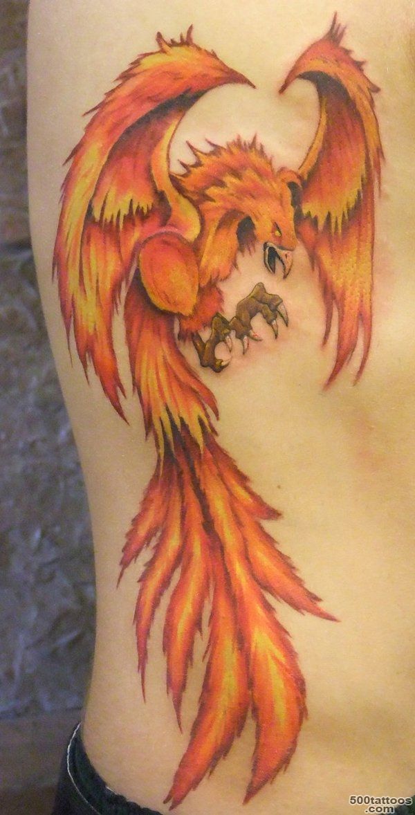50 Beautiful Phoenix Tattoo Designs  Art and Design_3