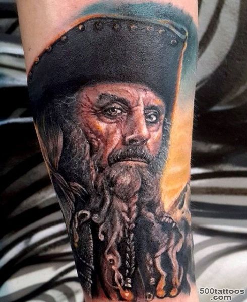 50 Pirate Tattoos For Men   Arrr, Ships And Eye Patches_25