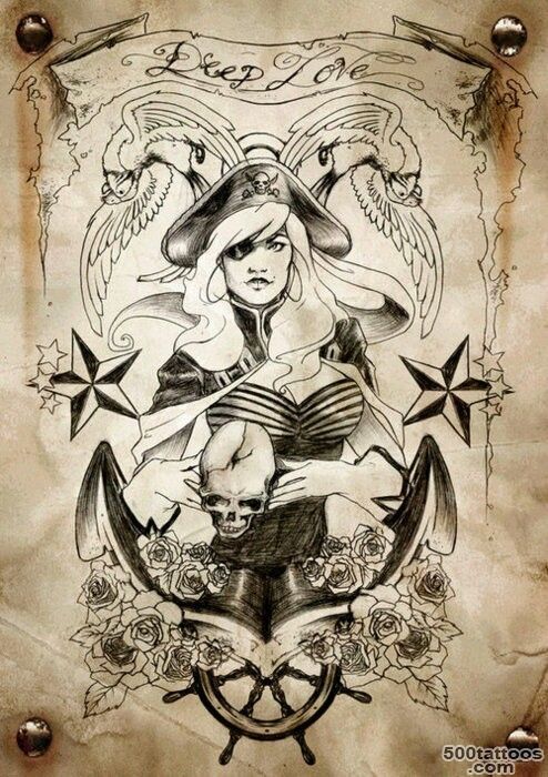 Pirate Tattoos, Designs And Ideas  Page 3_42