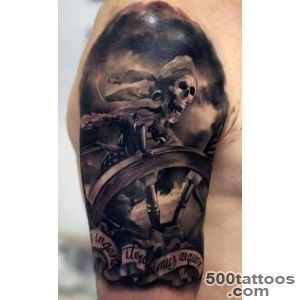 50 Pirate Tattoos For Men   Arrr, Ships And Eye Patches_4