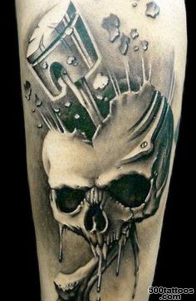 32 Piston Tattoos   Meanings, Photos, Designs for men and women_41