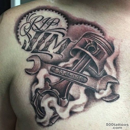 Wrench and Piston Tattoo  Best Tattoo Ideas Gallery_20
