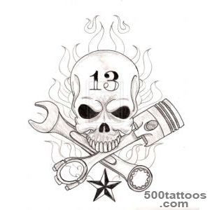 Motorcycle piston tattoos on Pinterest  Masonic Symbols, Skulls _23