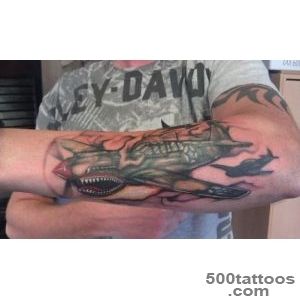 p 40 tattoo airplane tattoo  Headless Hands Custom Tattoos Shop _23