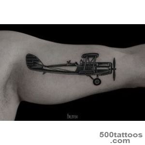 plane tattoo by Ilya Brezinski   Design of TattoosDesign of Tattoos_19