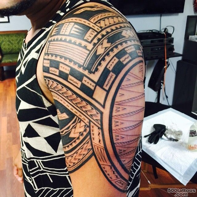 35 Best Samoan Tattoo Designs   Amazing Tribal Patterns_49