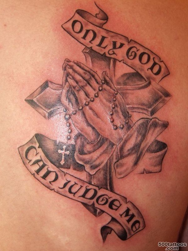 40 Images OF Praying Hands Tattoos   Way to God_4