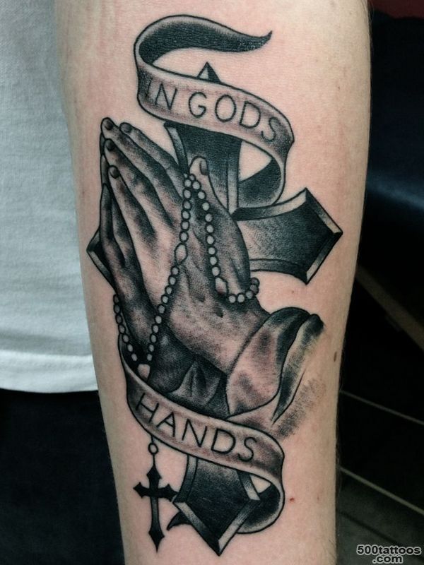 40 Images OF Praying Hands Tattoos   Way to God_13