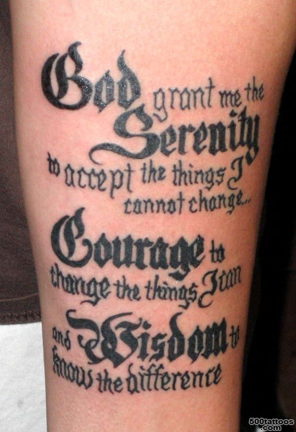 Pin Rib Tattoo Serenity Prayer on Pinterest_9