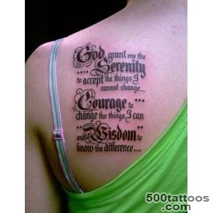 1000+ ideas about Serenity Prayer Tattoo on Pinterest  Serenity _36