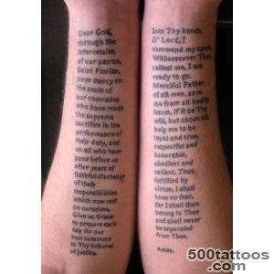 Pin Firefighter Prayer Tattoos Tattoo On Half on Pinterest_38