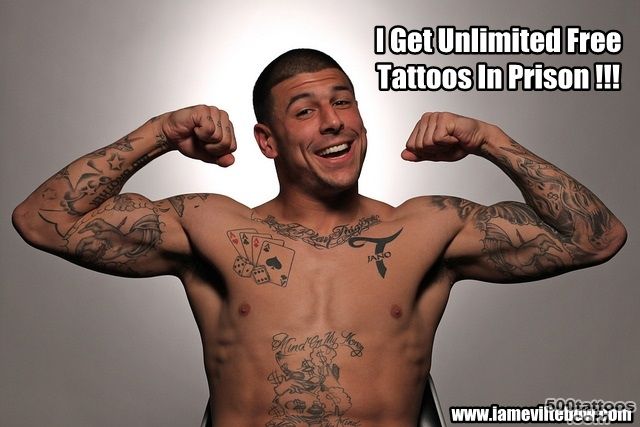 8 Reasons Aaron Hernandez Committed Murder#8 Free Prison Tattoos  _31