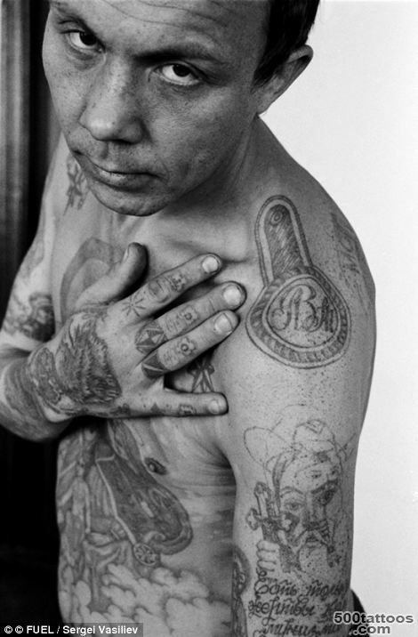 Symbols of a life of crime The fading tattoos on Russia#39s ..._42