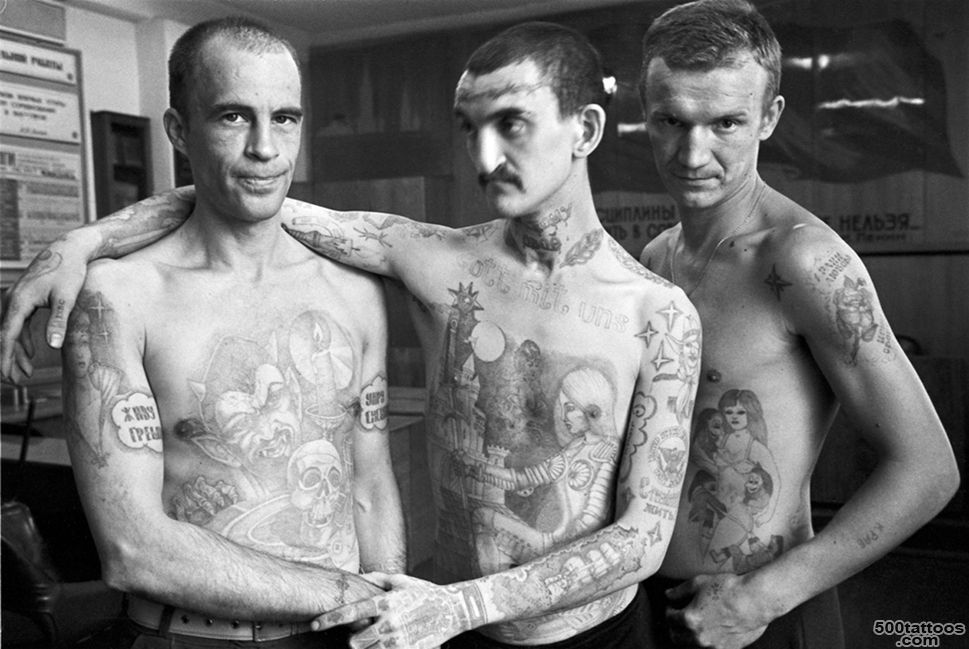 The Symbolism Of Russian Prison Tattoos   Gallery  eBaum#39s World_47