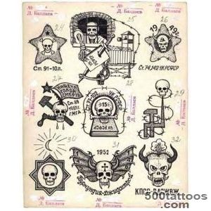 I am very fascinated with Russian criminal tattoos Someday I _33