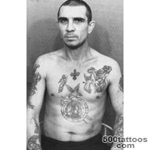 Russian Criminals Display Their Prison Tattoos  Photo gallery _48