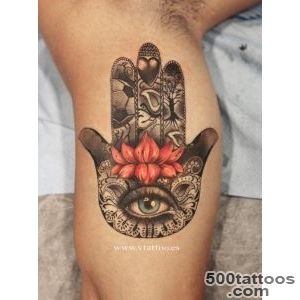 45 Popular Hamsa Tattoo Designs for Women (With Meaning)_9