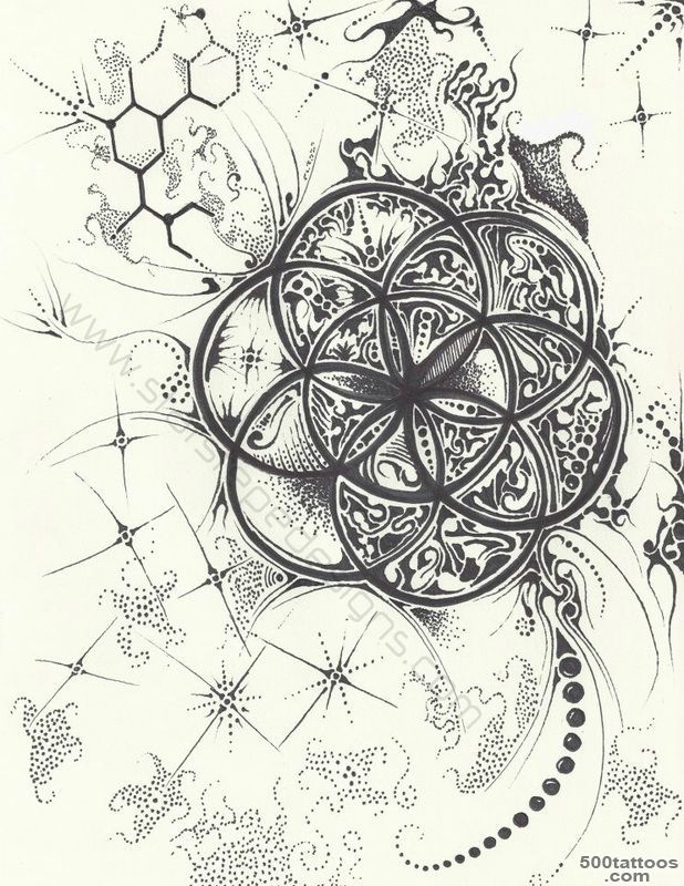 Tattoos on Pinterest  Flower Of Life, Sacred Geometry Tattoo and ..._29