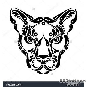 Puma Tattoo, Symbol Decoration Illustration   137602361  Shutterstock_11