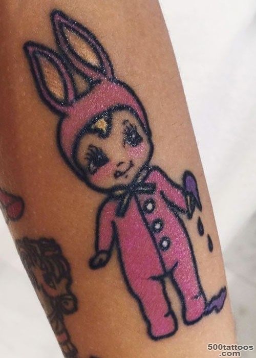 Celebrity Rabbit Tattoos  Steal Her Style_29