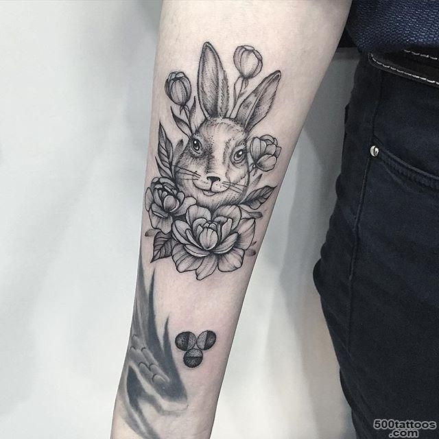Rabbit Tattoo By Anna Bravo_41