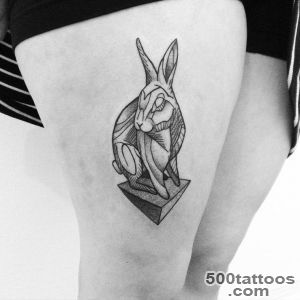 55 Gorgeous Rabbit Tattoo Designs  Designwrld_2