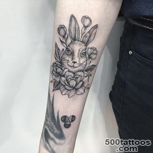 Rabbit Tattoo By Anna Bravo_41