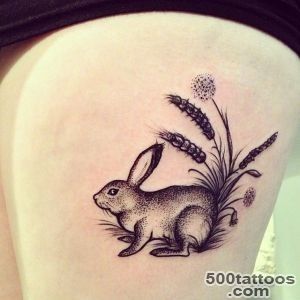 Rabbit tattoo ideas   Tattoo Designs For Women!_20