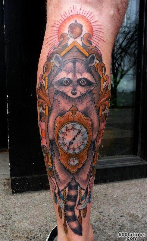 45+ Best Raccoon Tattoos_16