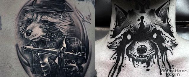80 Raccoon Tattoo Designs For Men   Critter Ink Ideas_40