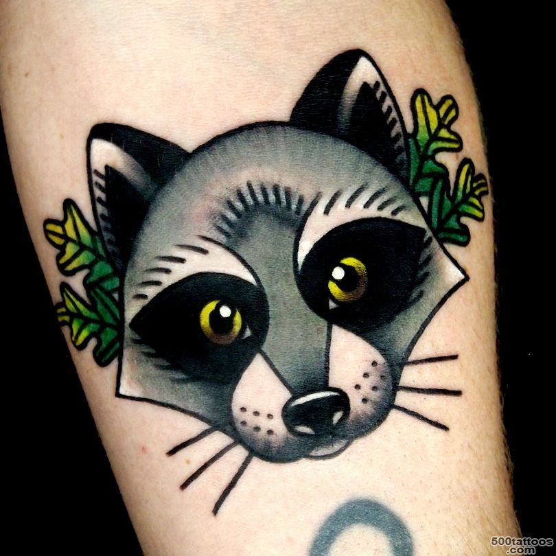 Raccoon by Jessica Channer at Tattoo People, Toronto ON  tattoos_23